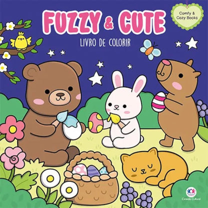 Cce Brochura Cozy - Fuzzy And Cute - Para Colorir