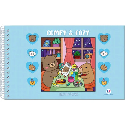 Cce Confy And Cozy Blue - Para Colorir