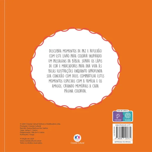 Cc Brochura Comfy And Biblical - Livro de Colorir