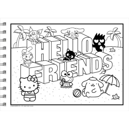 Cce Cozy Hello Kitty And Friends - Cozy Coloring Book