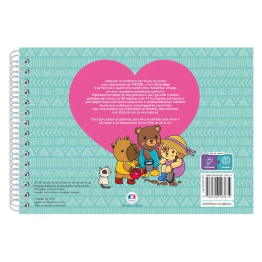 Cc Cute Vibes - Livro de Colorir