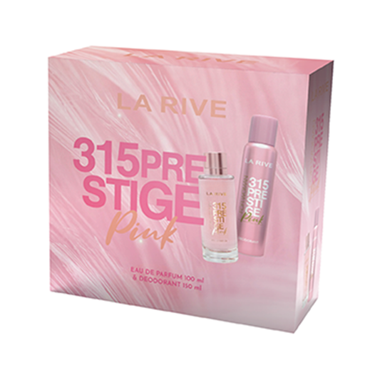 La Rive 315 Prestige Pink 100ML + Desodorante 150ML - Kit Feminino