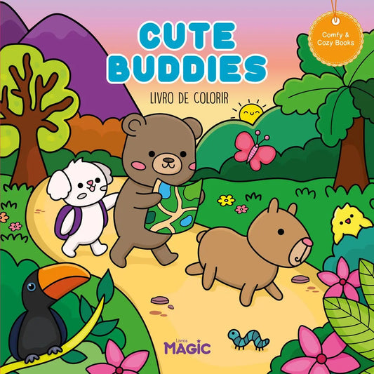 Ciranda Cultural Cute Buddies - Livro de Colorir