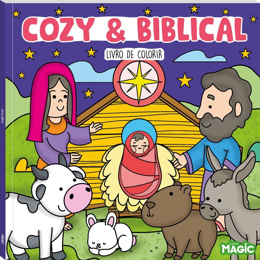 Ciranda cultural Cozy & Biblical - Livro de Colorir