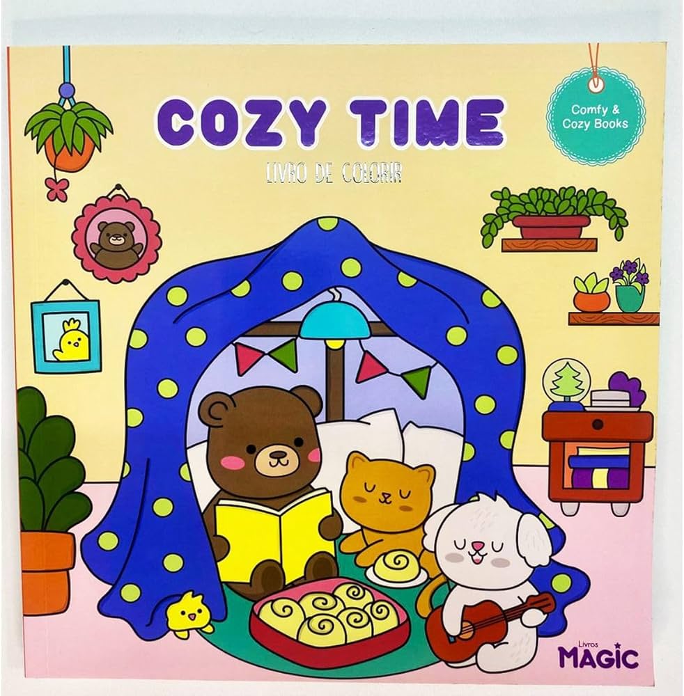 Ciranda Cultural Cozy Time - Livro de Colorir