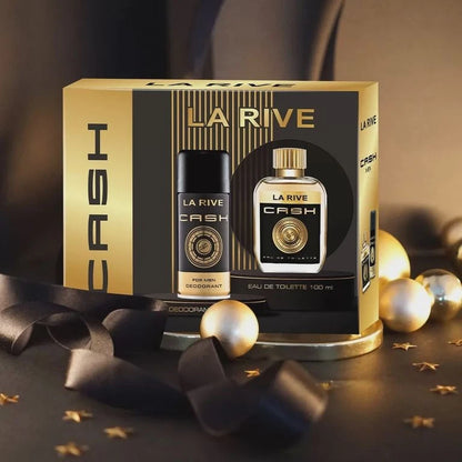 La Rive Cash Man 100ML + Desodorante 150ML - Kit Masculino