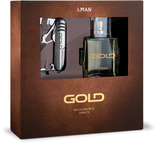 Kit Gold (Deo Col 50 Ml + Canivete)