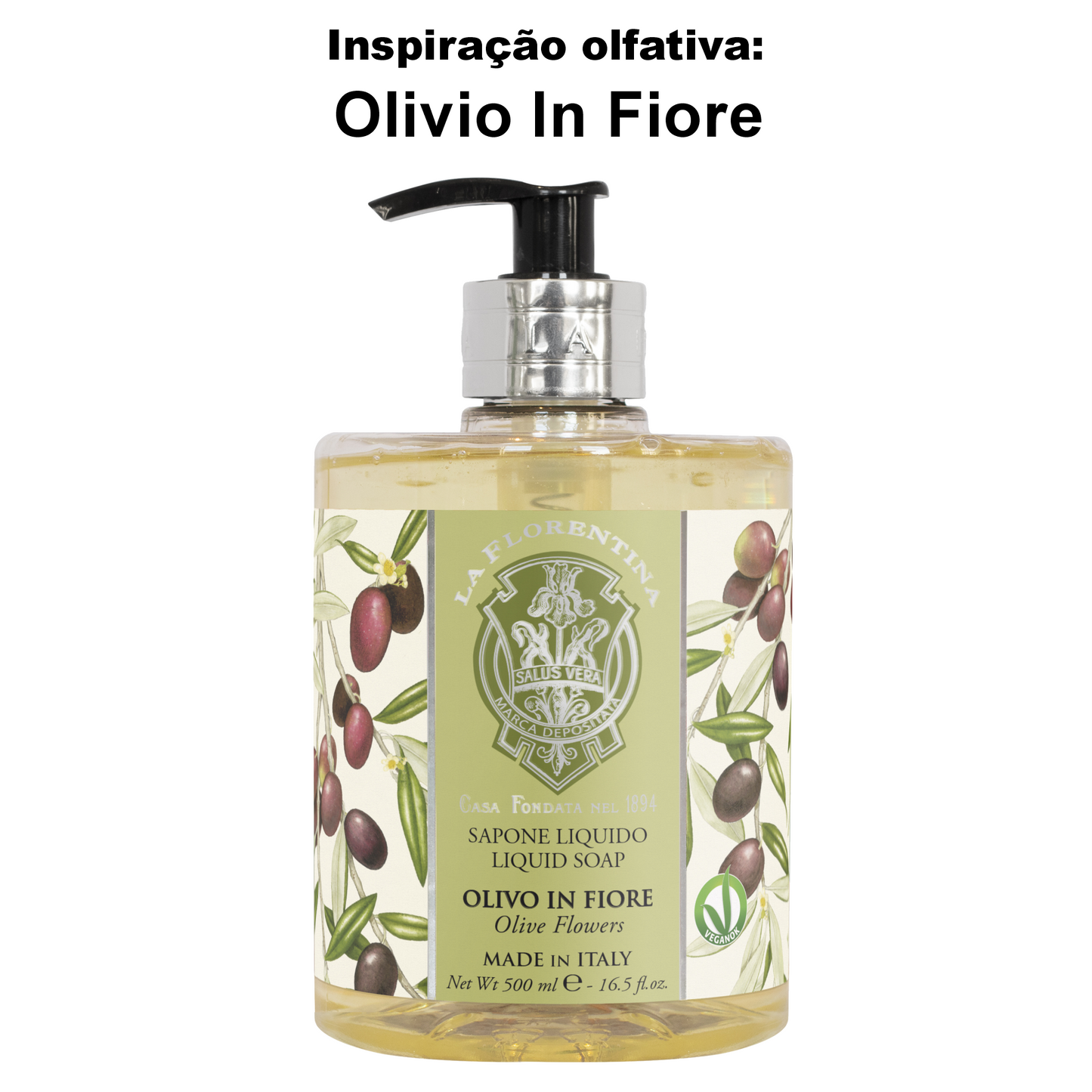 Lf Sabonete Liquido Olive Flowers 500 Ml