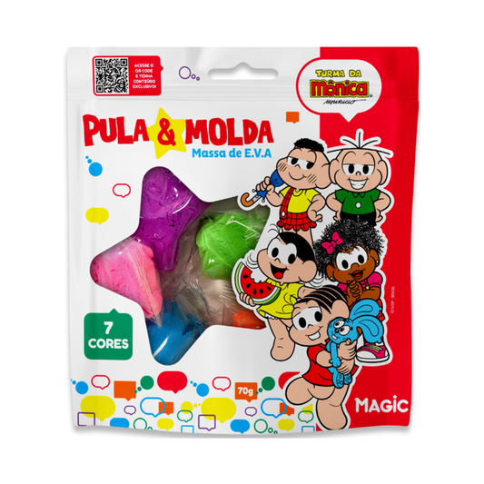 Magic Pula e Molda (Massa de Eva ) 70g - Turma da Monica