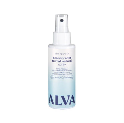 Alva Desodorante Natural Spray Sem Perfume 120ML