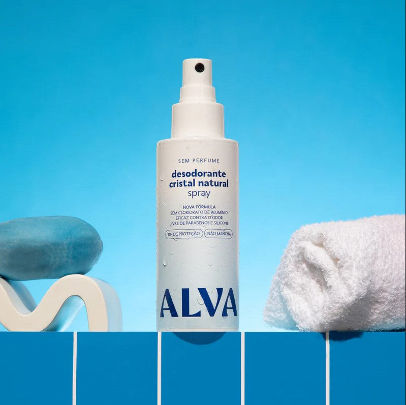 Alva Desodorante Natural Spray Sem Perfume 120ML