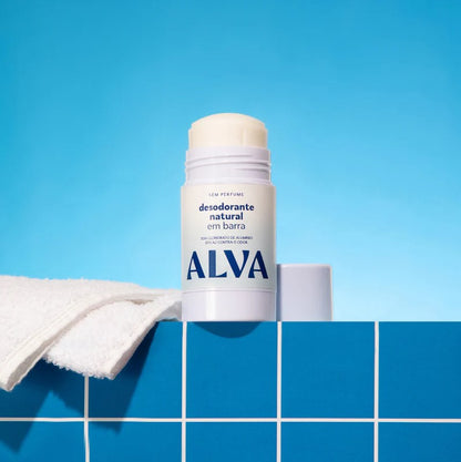 Alva Desodorante Natural Stick Sem Perfume 55G