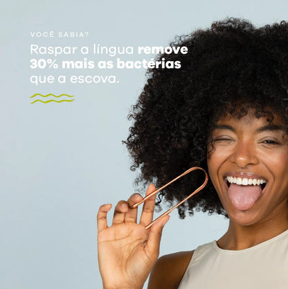 Alva Raspador de Lingua  - Cobre Adulto