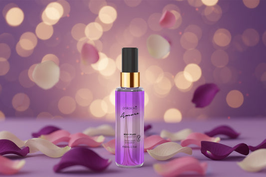 Pokoloka Kit Amore Gold - Hidratante 240ML + Body Splash 60ML Feminino
