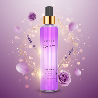 Pokoloka Kit Amore Pokosecret - Hidratante 240ML + Body Splash 250ML Feminino