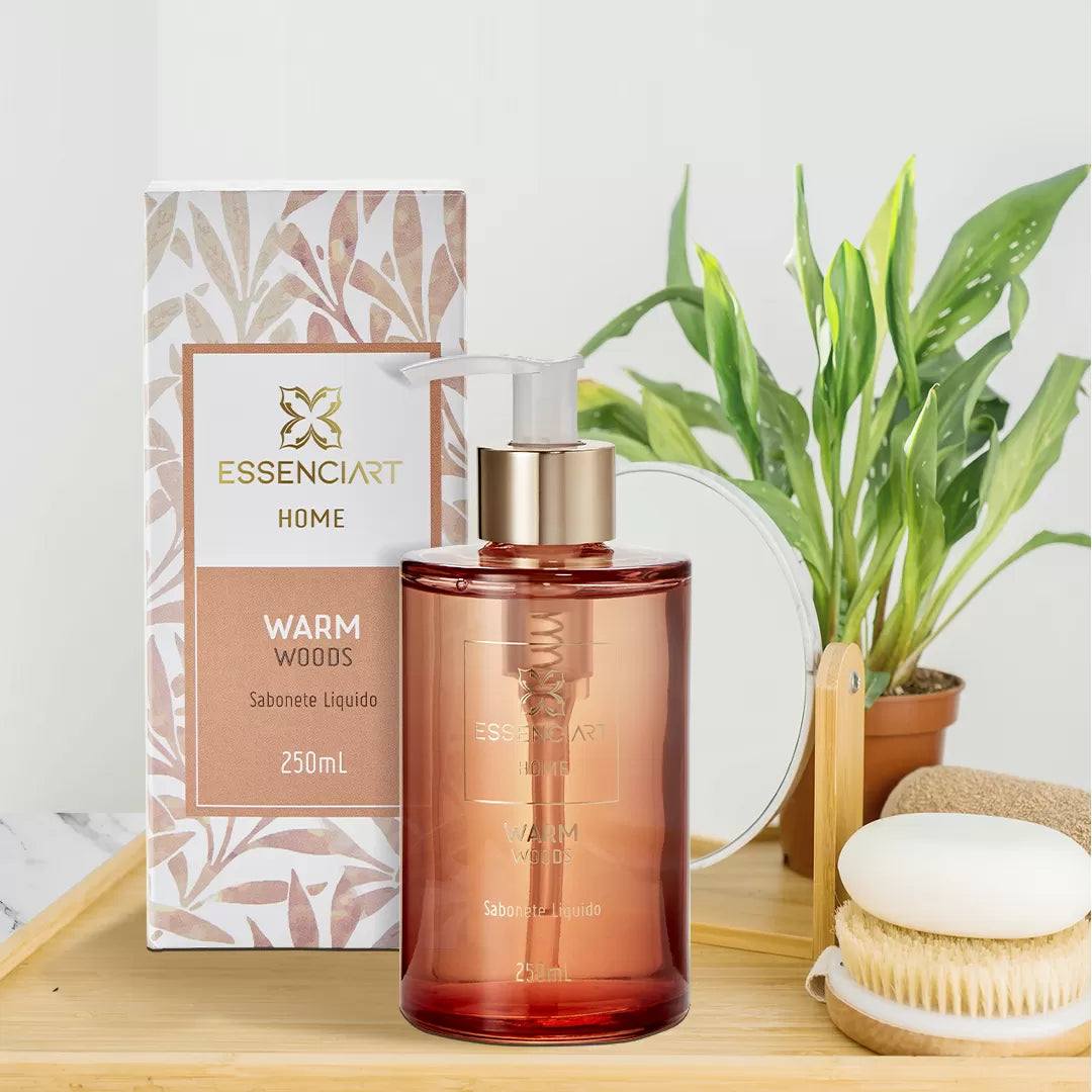 Essenciart Home Warm Wood - Sabonete Liq 250ML