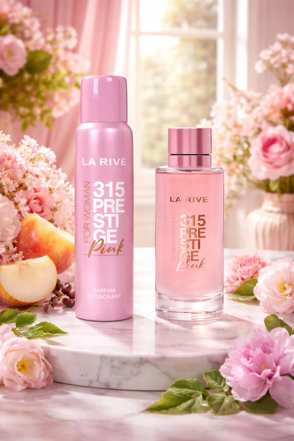 La Rive 315 Prestige Pink 100ML + Desodorante 150ML - Kit Feminino