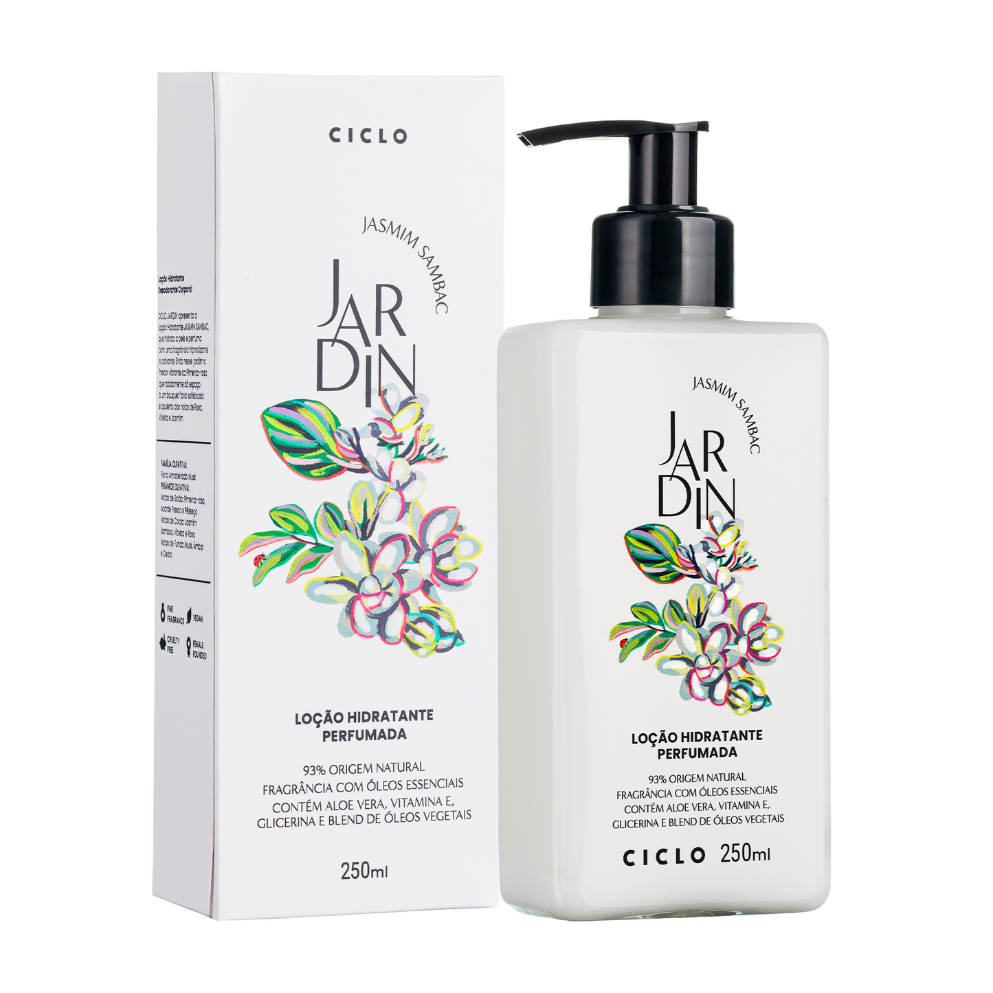 Ciclo Jardin Jasmim Sambac - Loção Hidratante 250ML
