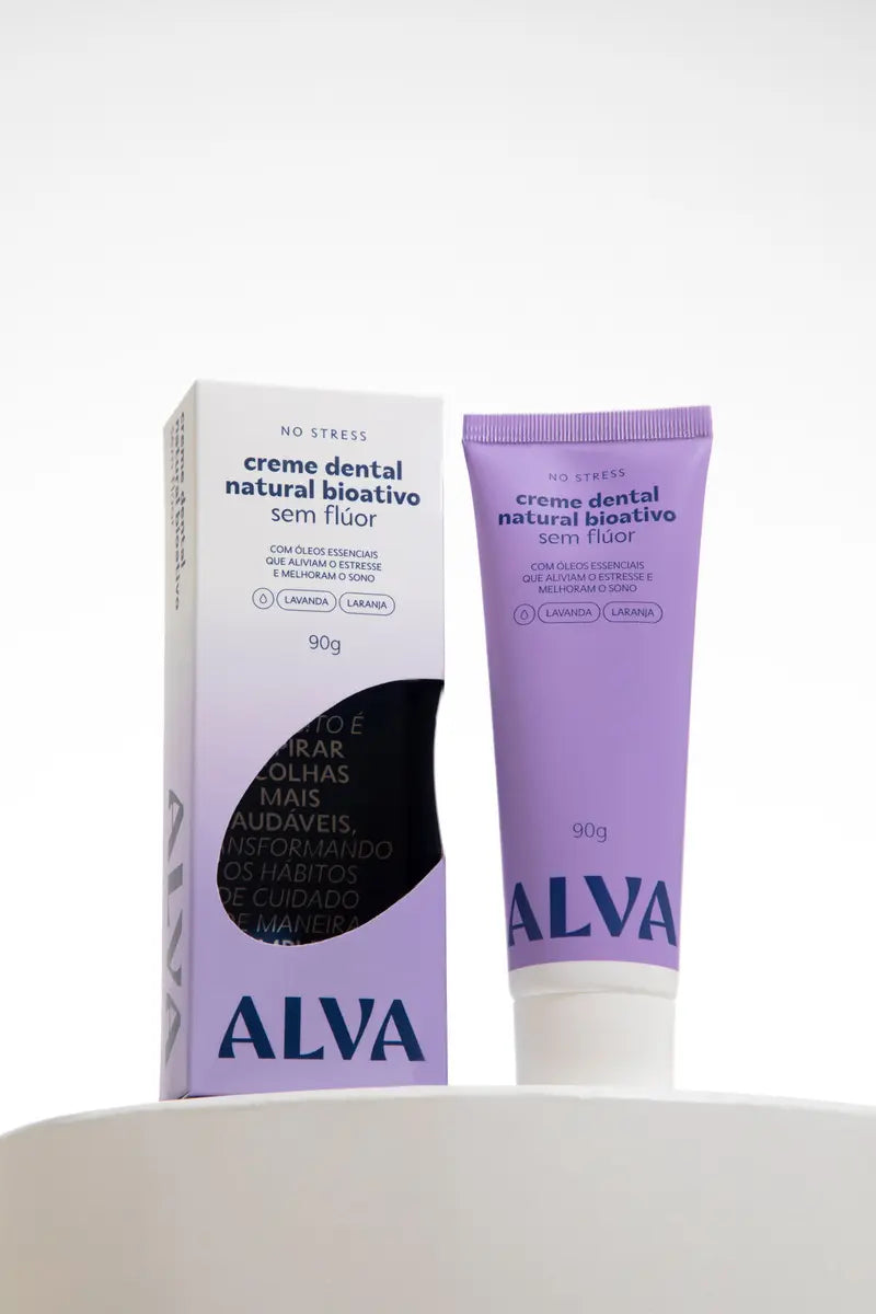 Alva Pasta de Dente No Stress Lavanda e Laranja 90G