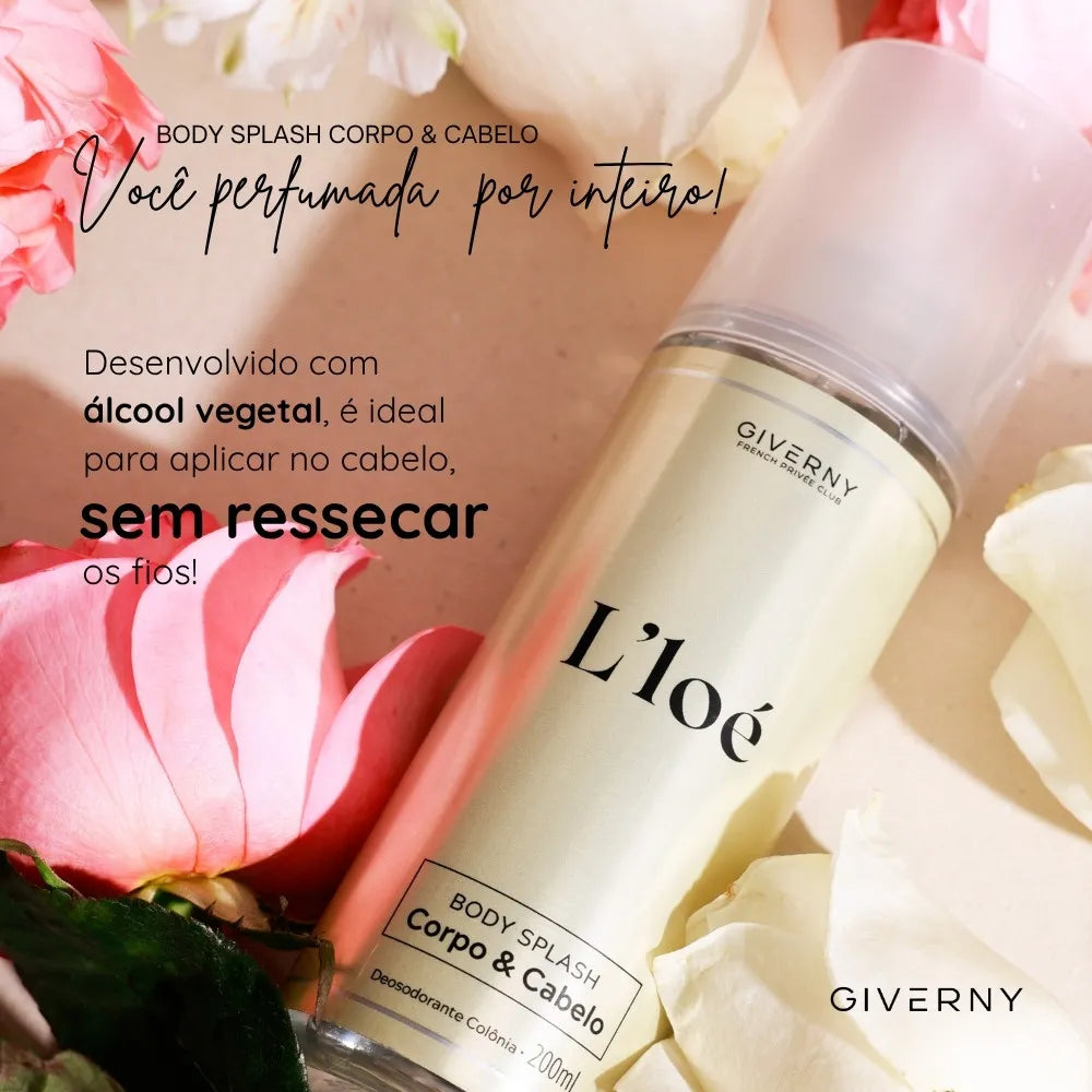 Giverny L'loé Feminino - Body Splash 200ML