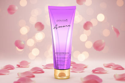 Pokoloka Kit Amore Gold - Hidratante 240ML + Body Splash 60ML Feminino