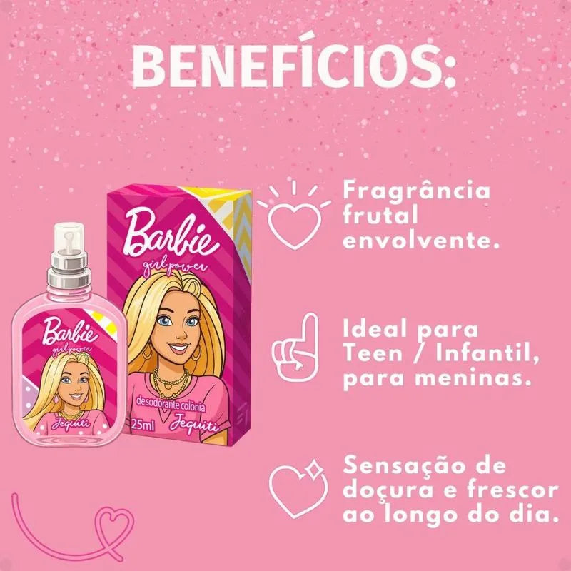 Jequiti Barbie Girl Power Feminino 25ML