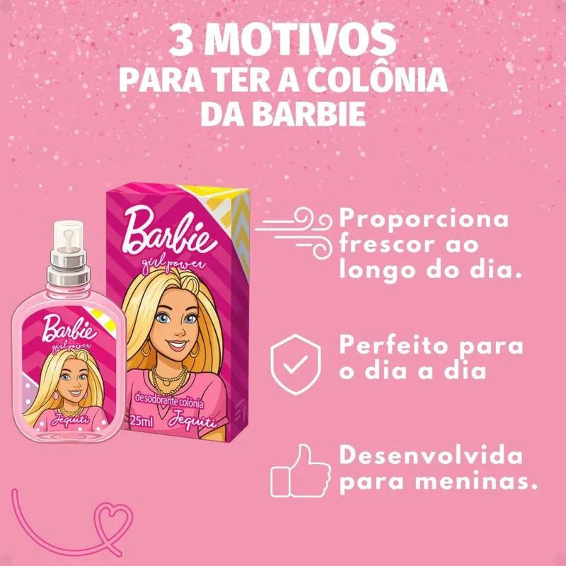 Jequiti Barbie Girl Power Feminino 25ML