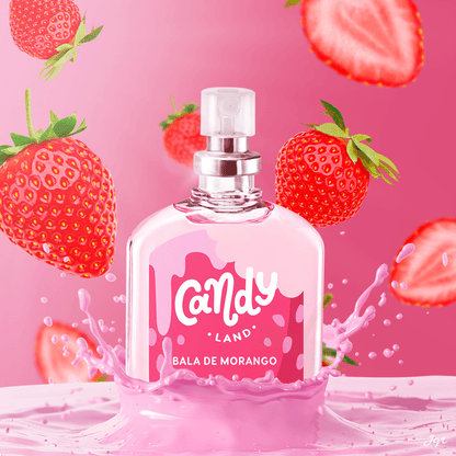 Jequiti Candy Land Bala de Morango Feminino 25ML