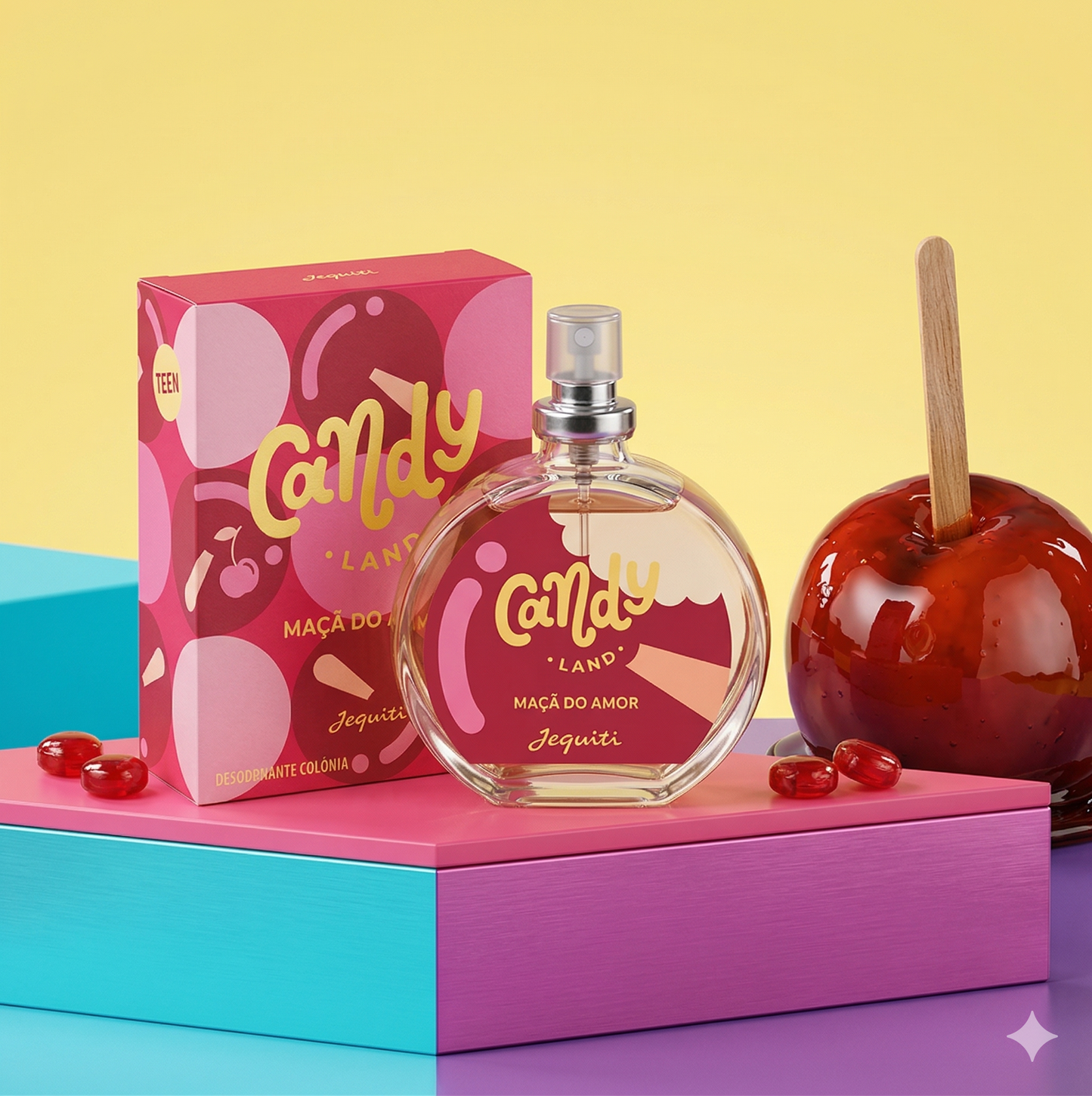 Jequiti Candy Land Maçã do Amor Feminino 25ML