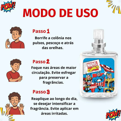 Jequiti Marvel Comics Avante Masculino 25ML
