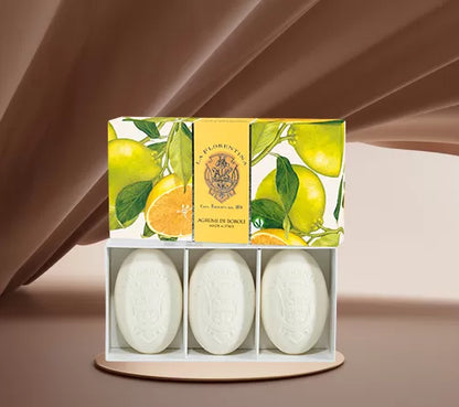 La Florentina Boboli Citrus - Caixa 3 Sabonetes 150g