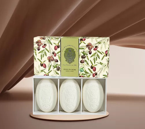 La Florentina Olive Flowers- Caixa 3 Sabonetes 150g