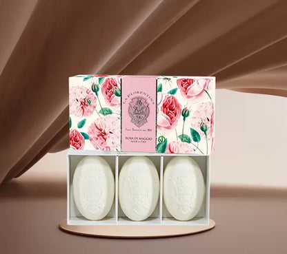 La Florentina Rose of May - Caixa 3 Sabonetes 150g