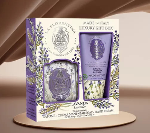 La Florentina Kit Small Lavanda Creme de Mãos 75ML + Sabonete 106g