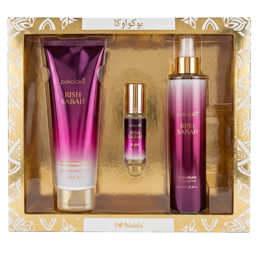 Kit Pokoloka Luxury Elixir Rish Sabah (240 Ml + 250 Ml + 15 Ml)