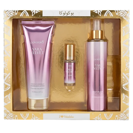 Kit Pokoloka Elixir Yara Velvet ( 240 Ml + 250 Ml + 15 Ml )