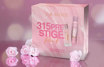 La Rive 315 Prestige Pink 100ML + Desodorante 150ML - Kit Feminino
