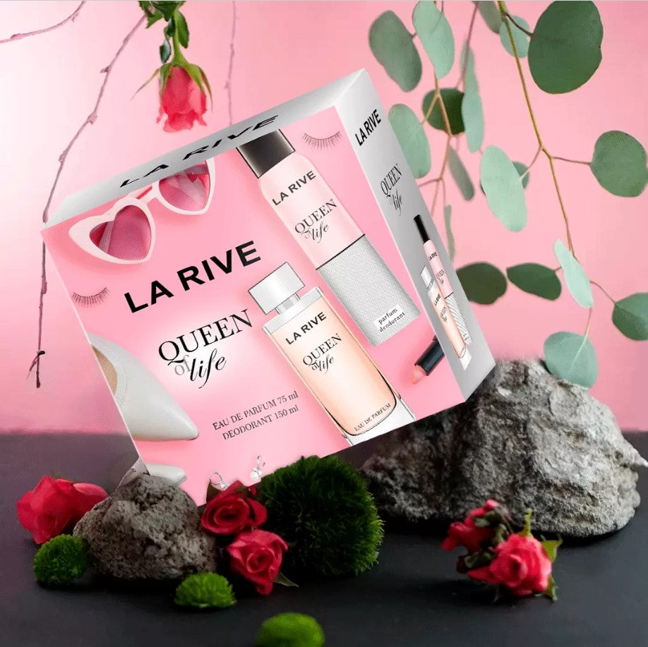 La Rive Queen of Life 75ML + Desodorante 150ML - Kit Feminino