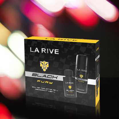 La Rive Black Fury 75ML + Desodorante 150ML - Kit Masculino