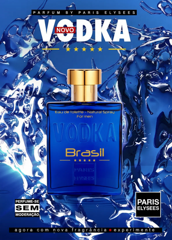 Paris Elysees Vodka Brasil Blue Masculino 100ML