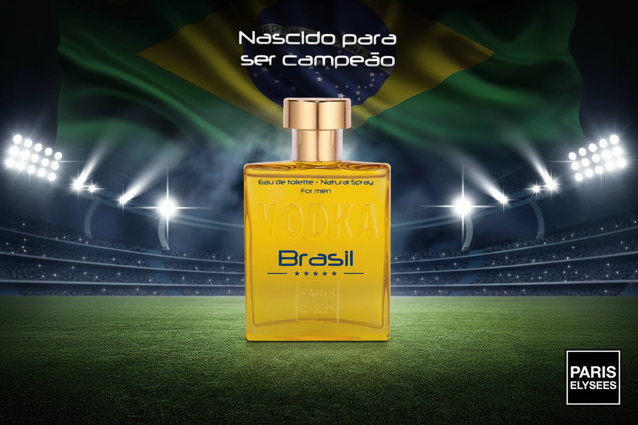 Paris Elysees Vodka Brasil Yellow Masculino 100ML