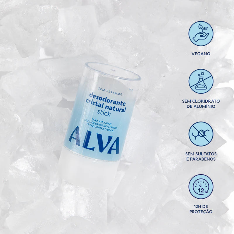 Alva Desodorante Stick Cristal 120G