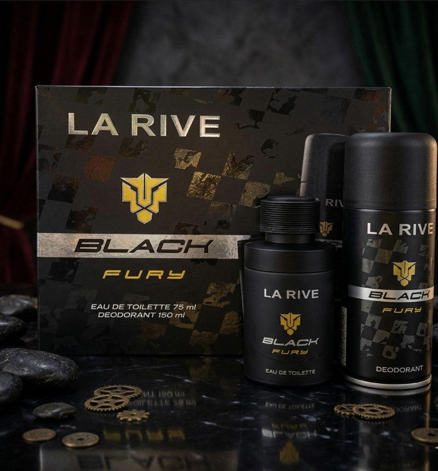 La Rive Black Fury 75ML + Desodorante 150ML - Kit Masculino