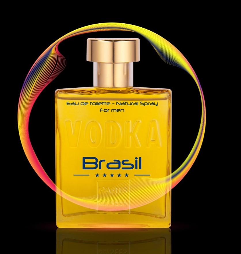 Paris Elysees Vodka Brasil Yellow Masculino 100ML