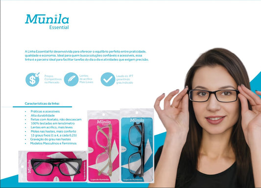 Munila Lupa de Leitura Essential +2,75