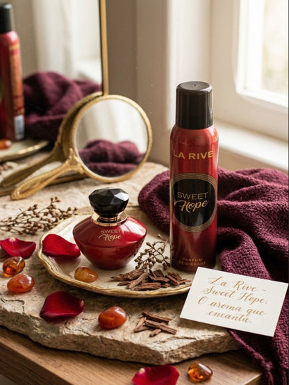 La Rive Sweet Hope 90ML + Desodorante 150ML - Kit Feminino
