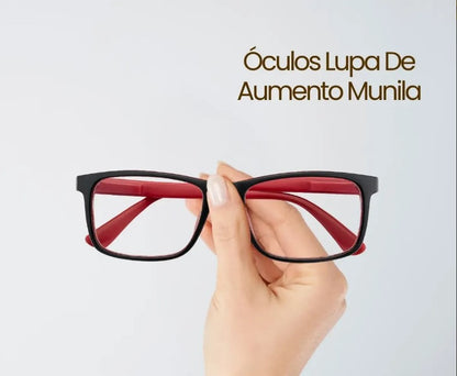 Munila Lupa de Leitura Basic Vermelha Masculina +2,50