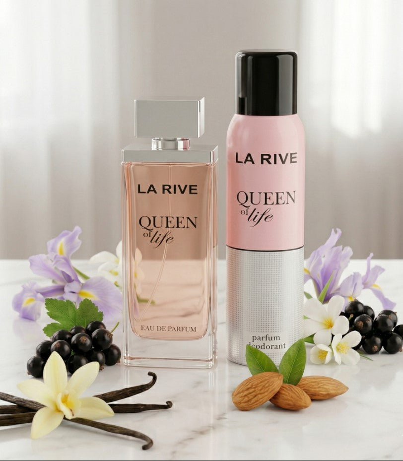 La Rive Queen of Life 75ML + Desodorante 150ML - Kit Feminino
