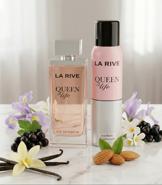 La Rive Queen of Life 75ML + Desodorante 150ML - Kit Feminino