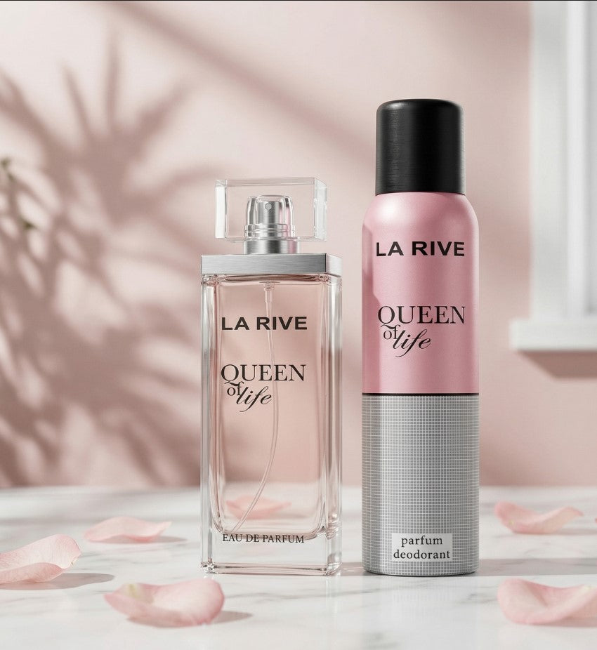 La Rive Queen of Life 75ML + Desodorante 150ML - Kit Feminino